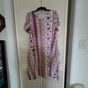 Colorful Lularoe Dress with Pockets